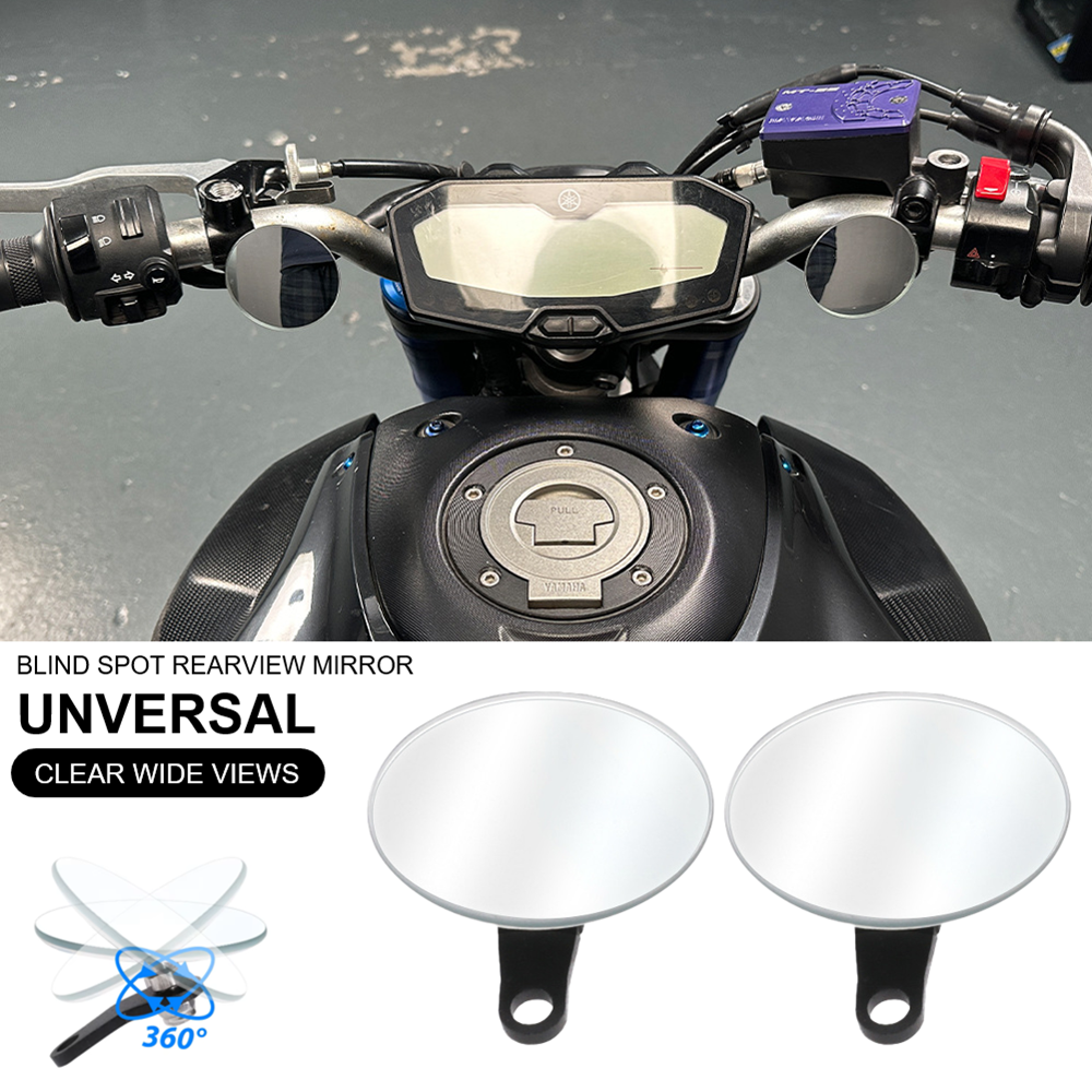 Mirror Handlebar Convex - Universal Rearview Mirror Wide Vision Convex