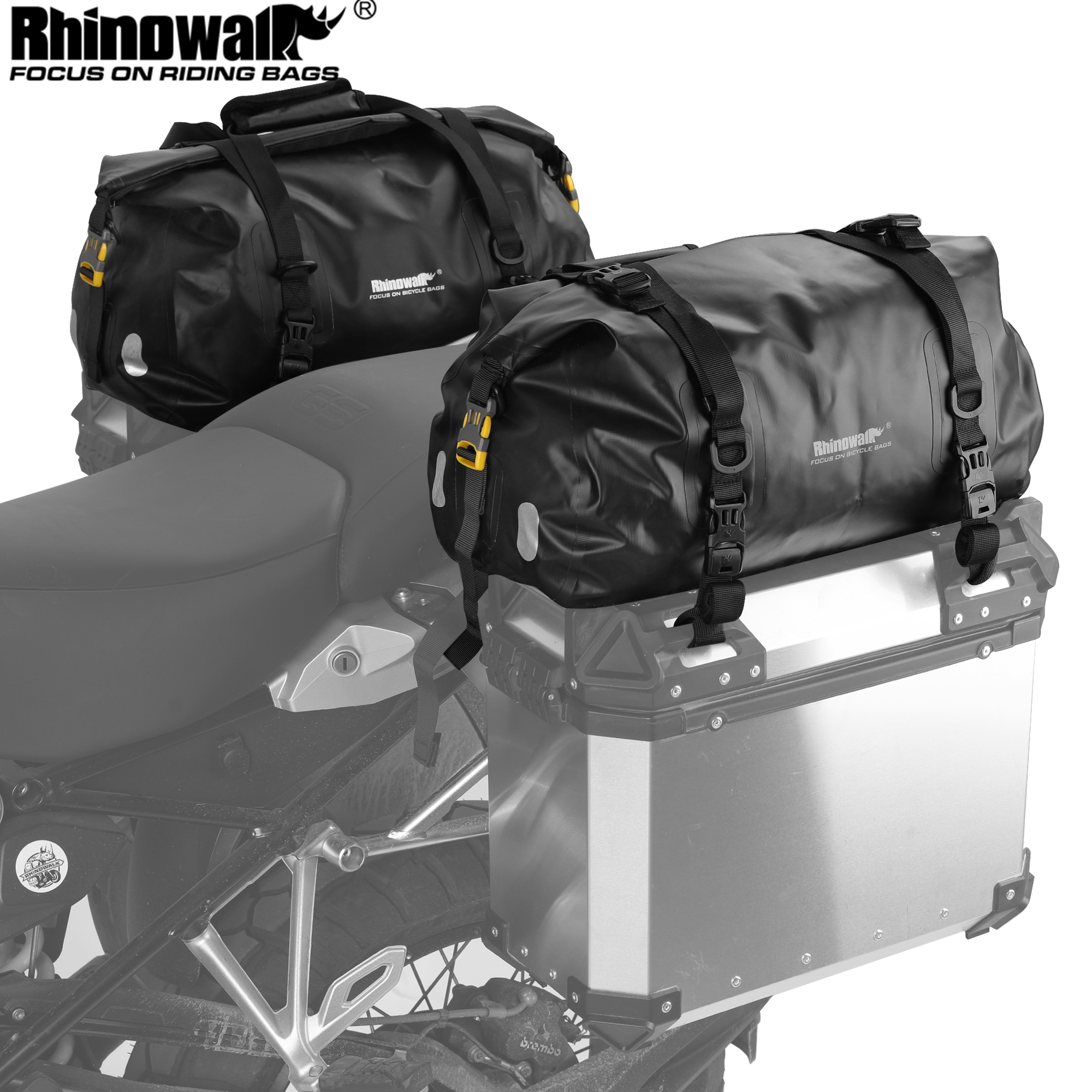 Panniers Waterproof Rear - Rhinowalk Motor Side Box Top Pannier