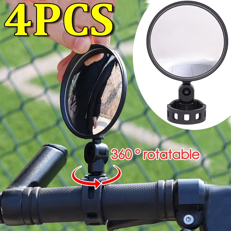 Mirror Handlebar Convex - 1-4PCS Bicycle Rearview Mirror Handlebar Mount