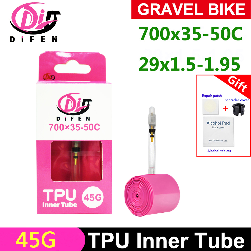 45G DiFen TPU Gravel Bicycle I - مراجعة Inner Tube 700C وسعره