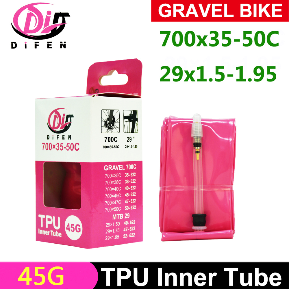 45G DiFen TPU Gravel Bicycle I - مراجعة Inner Tube 700C وسعره