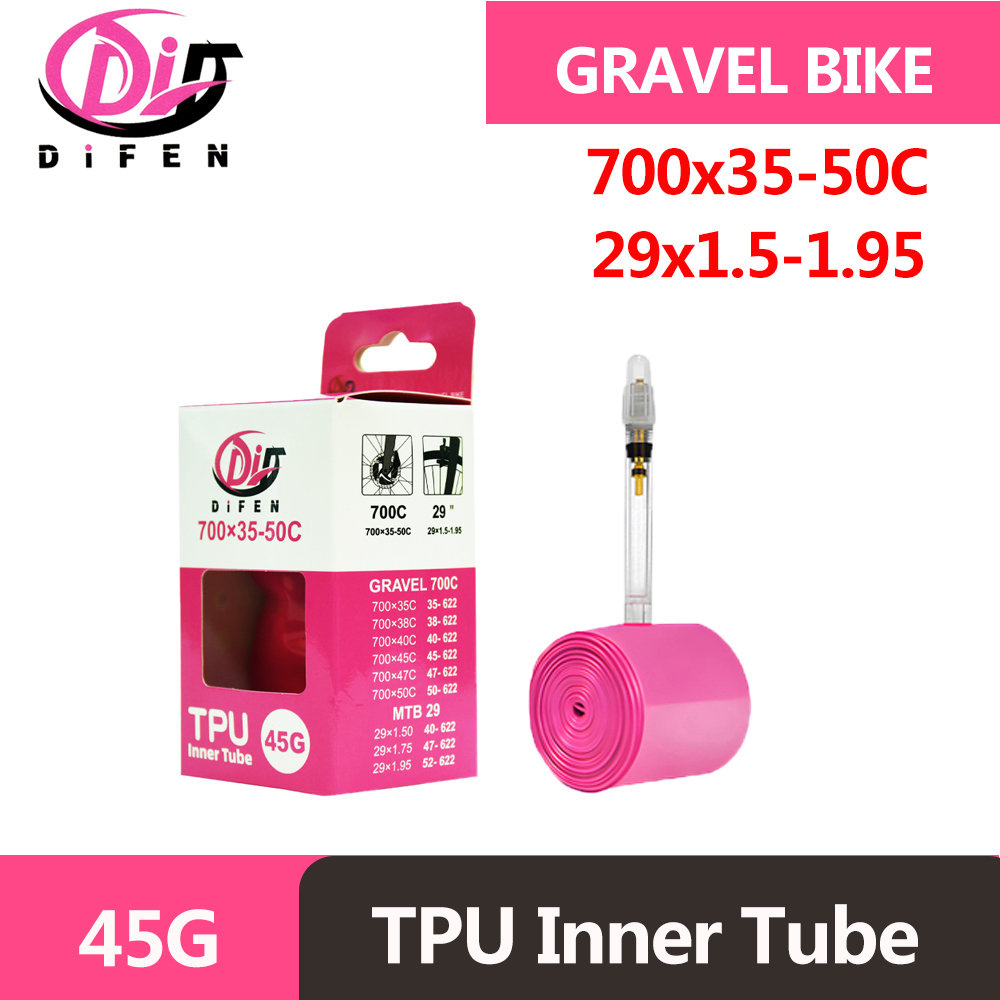 45G DiFen TPU Gravel Bicycle I - مراجعة Inner Tube 700C وسعره