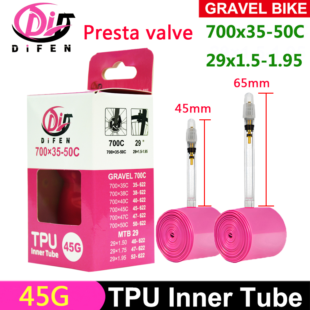 45G DiFen TPU Gravel Bicycle I - مراجعة Inner Tube 700C وسعره