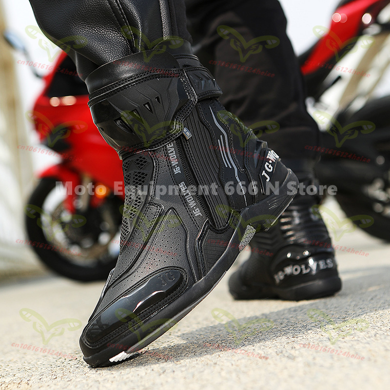 Summer New Motorcycle Boots An - مراجعة Cycling Commute Shoes وسعره