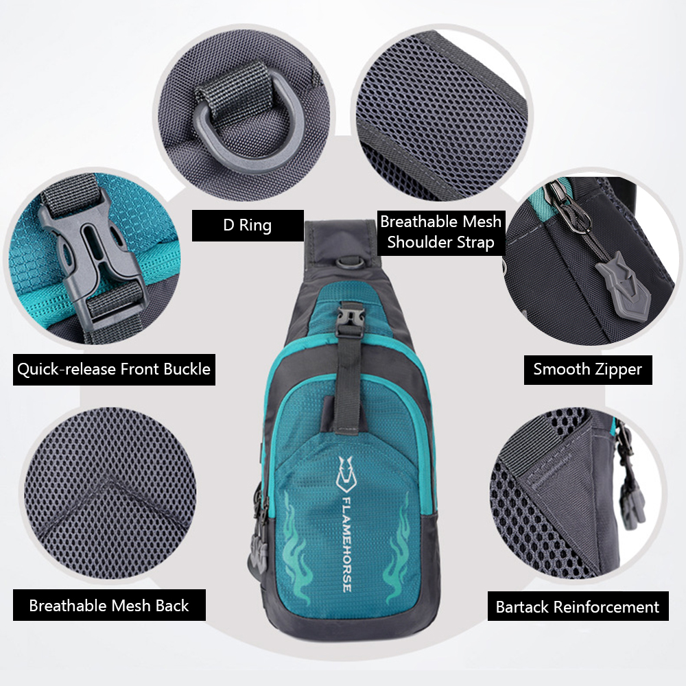 Men Sling Backpack Chest Cross - مراجعة Cycling Commuter Backpack Waterproof وسعره