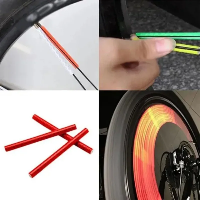 Bike Spoke Reflector Clips 12- - مراجعة Spoke Reflector Set وسعره