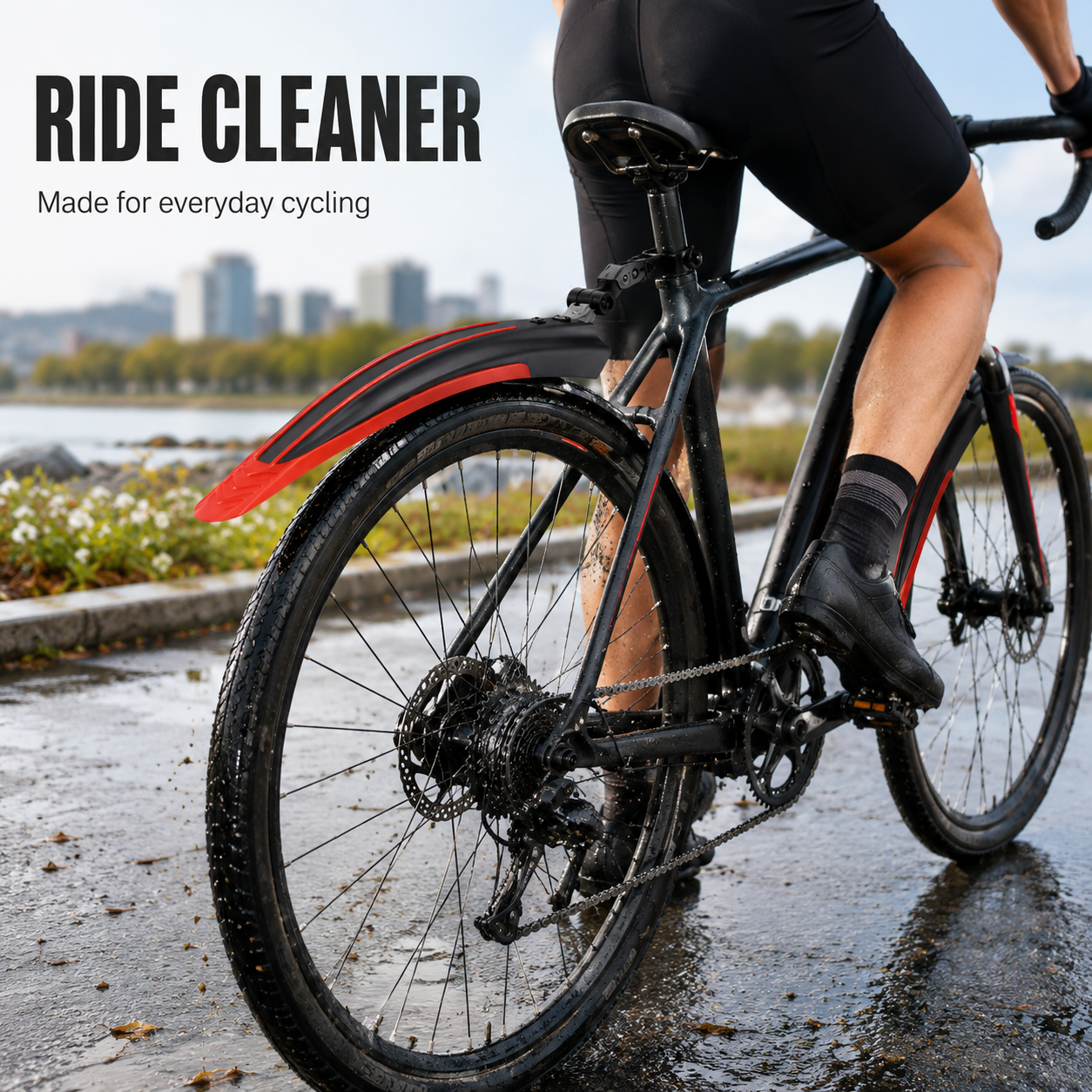 PINMOAP 2PCS Bicycle Mudguard  - مراجعة Cycling Commute Rain وسعره