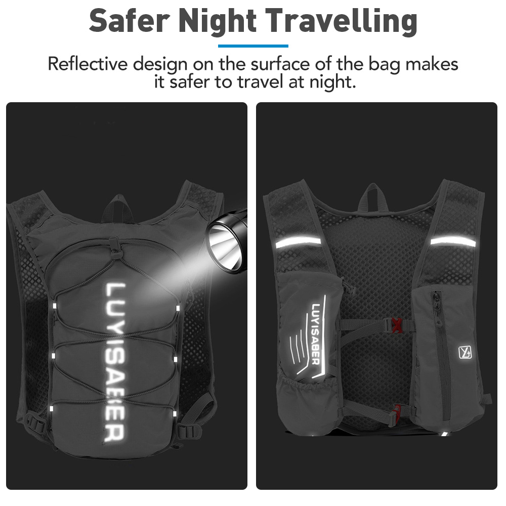 5L Ultra-light Hydration Vest  - مراجعة Cycling Commuter Backpack Waterproof وسعره