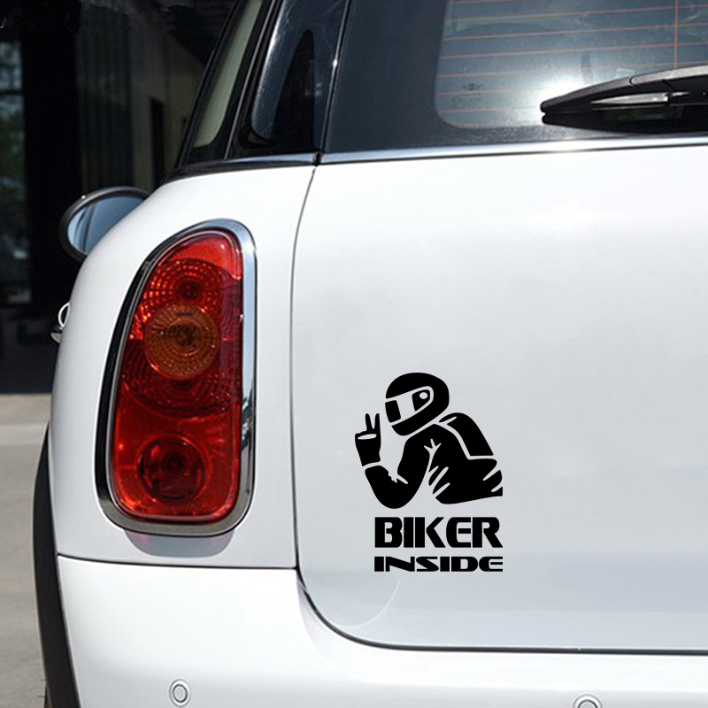 Biker Girl Inside Vinyl Sticke - مراجعة Cycling Quote وسعره