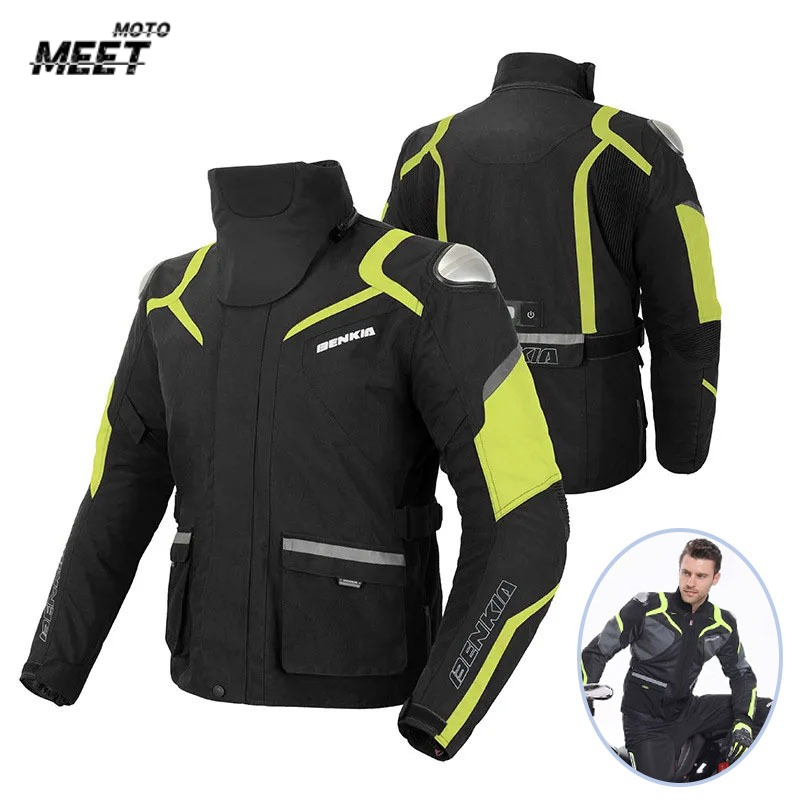 Motorcycle Jacket Cold-proof W - مراجعة Cycling Commute Jacket وسعره