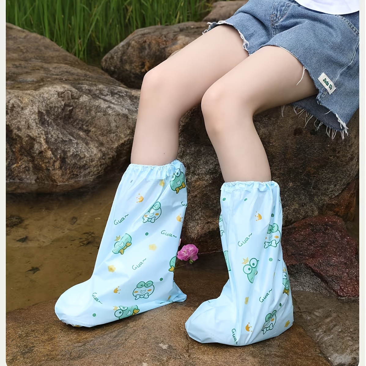 10pc Frog Cartoon Shoe Covers  - مراجعة Cycling Commute Shoes وسعره