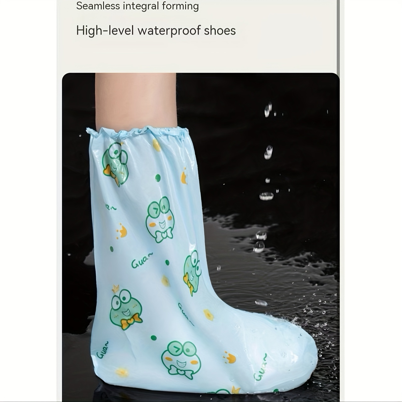10pc Frog Cartoon Shoe Covers  - مراجعة Cycling Commute Shoes وسعره
