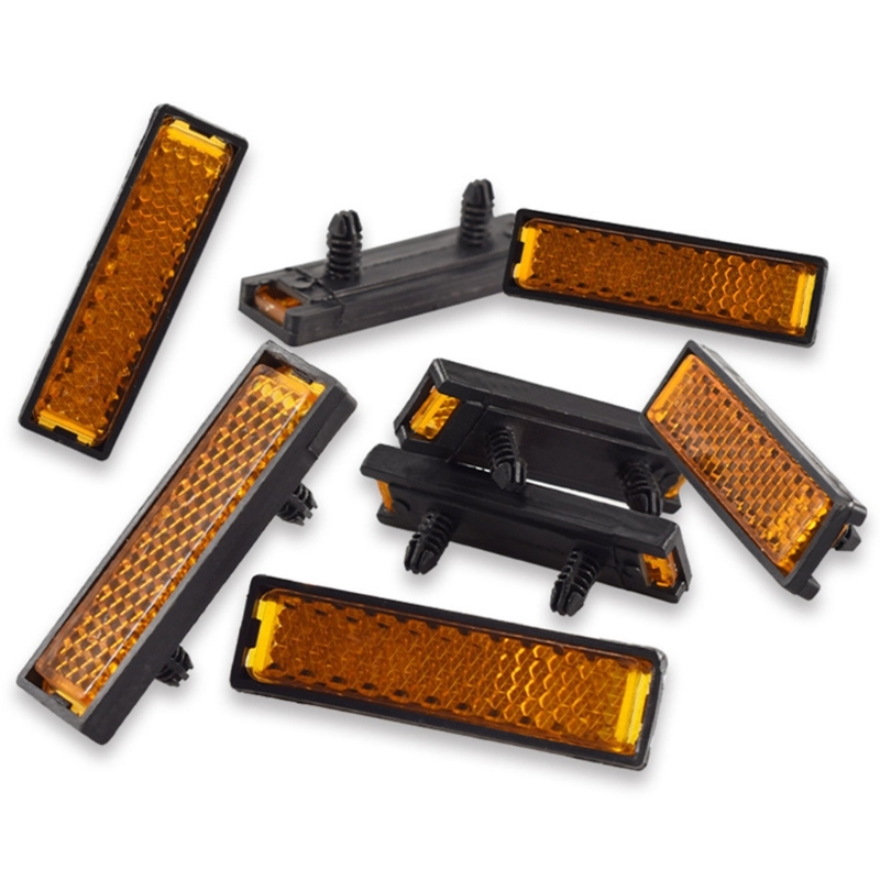 8Pcs/Set Pedal Reflector Reinf - مراجعة Spoke Reflector Set وسعره