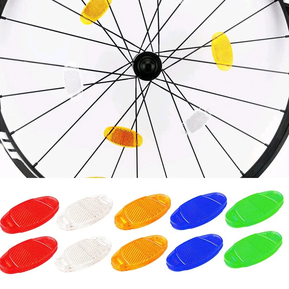4Pcs/set Bicycle Mountain Bike - مراجعة Spoke Reflector Set وسعره