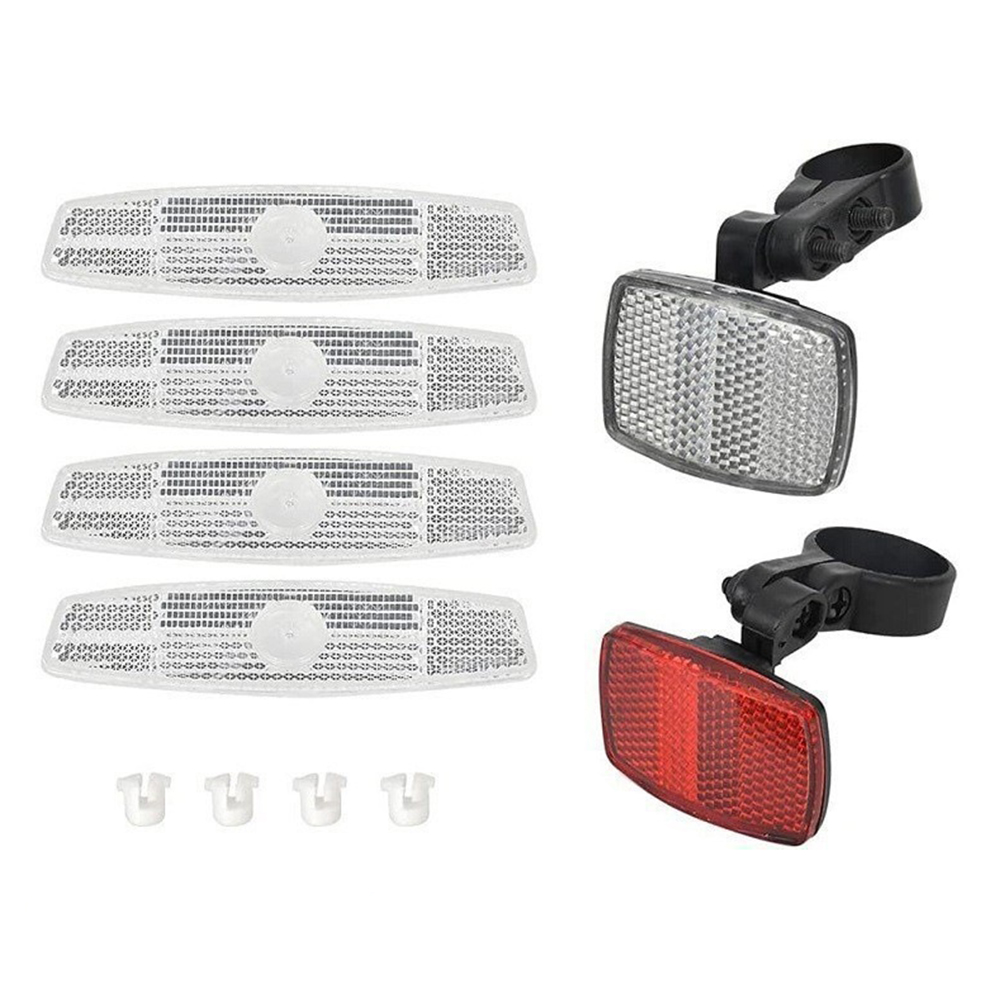 Enhance Visibility Front Rear  - مراجعة Spoke Reflector Set وسعره