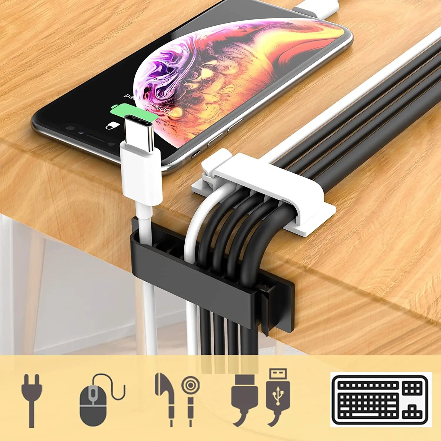 Flexible Silicone Cable Organi - مراجعة Cable Lock Flexible وسعره