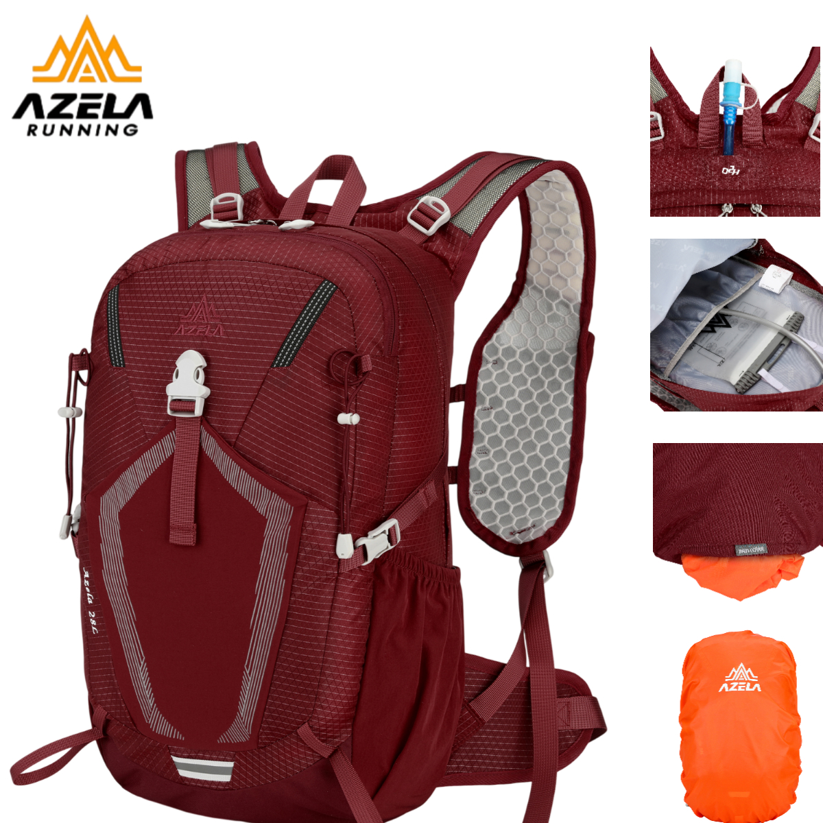 28-liter hiking backpack, wate - مراجعة Cycling Commuter Backpack Waterproof وسعره