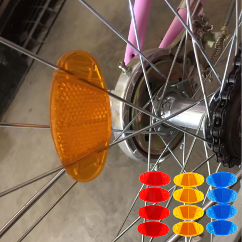 4Pcs/set Bicycle Mountain Bike - مراجعة Spoke Reflector Set وسعره