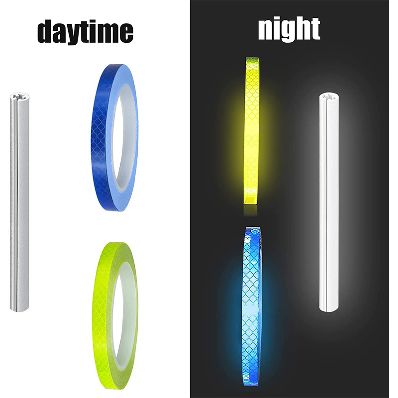 Green Outline Bike Spoke Refle - مراجعة Spoke Reflector Set وسعره