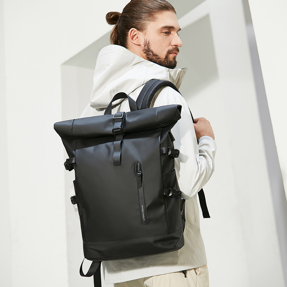 HK Expandable Travel Backpack  - مراجعة Cycling Commuter Backpack Waterproof وسعره