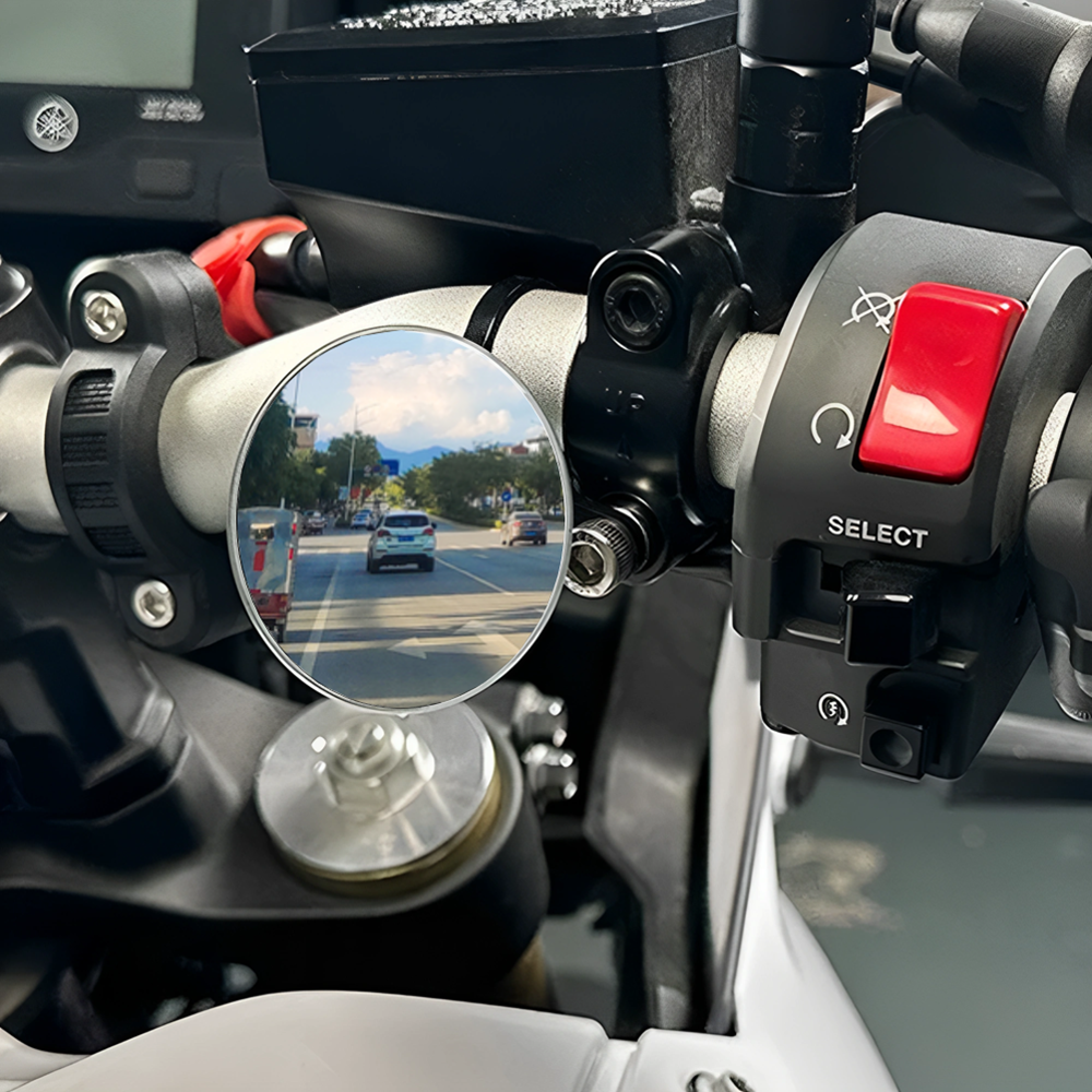 Universal Rearview Mirror Wide - مراجعة Mirror Handlebar Convex وسعره