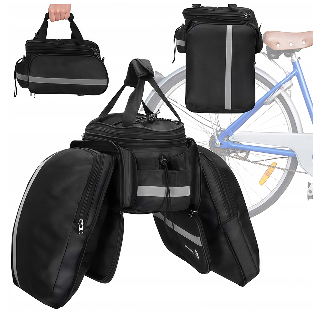 Bike Rear Rack Bag Bicycle Tru - مراجعة Cycling Commute Rain وسعره
