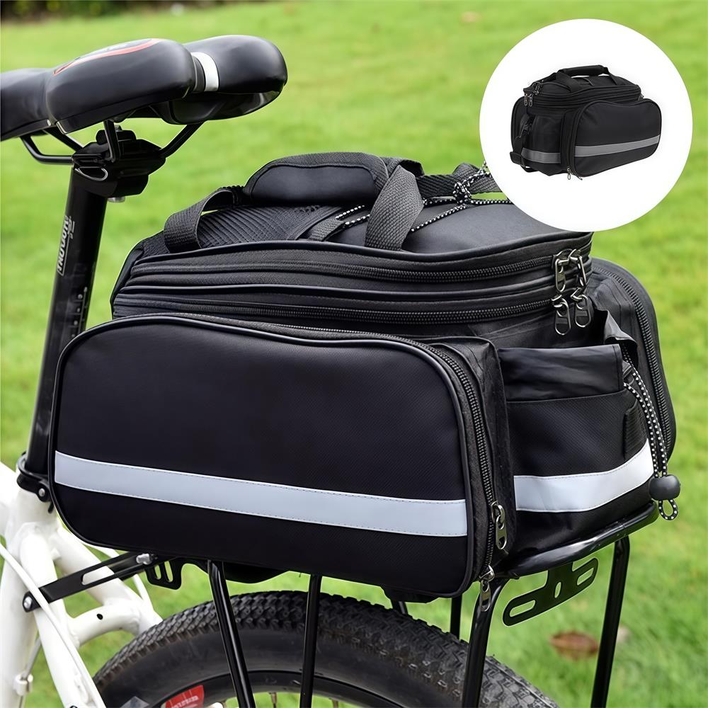 Bike Rear Rack Bag Bicycle Tru - مراجعة Cycling Commute Rain وسعره