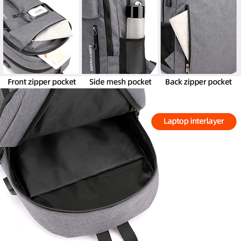 Men Women USB Charging Backpac - مراجعة Cycling Commuter Backpack Laptop وسعره