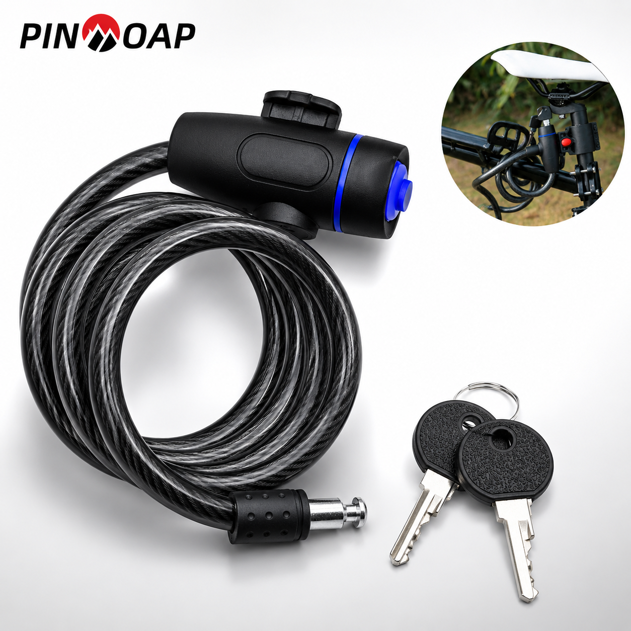 PINMOAP 1PC Universal Bike Loc - مراجعة Commuter Bike Lock وسعره