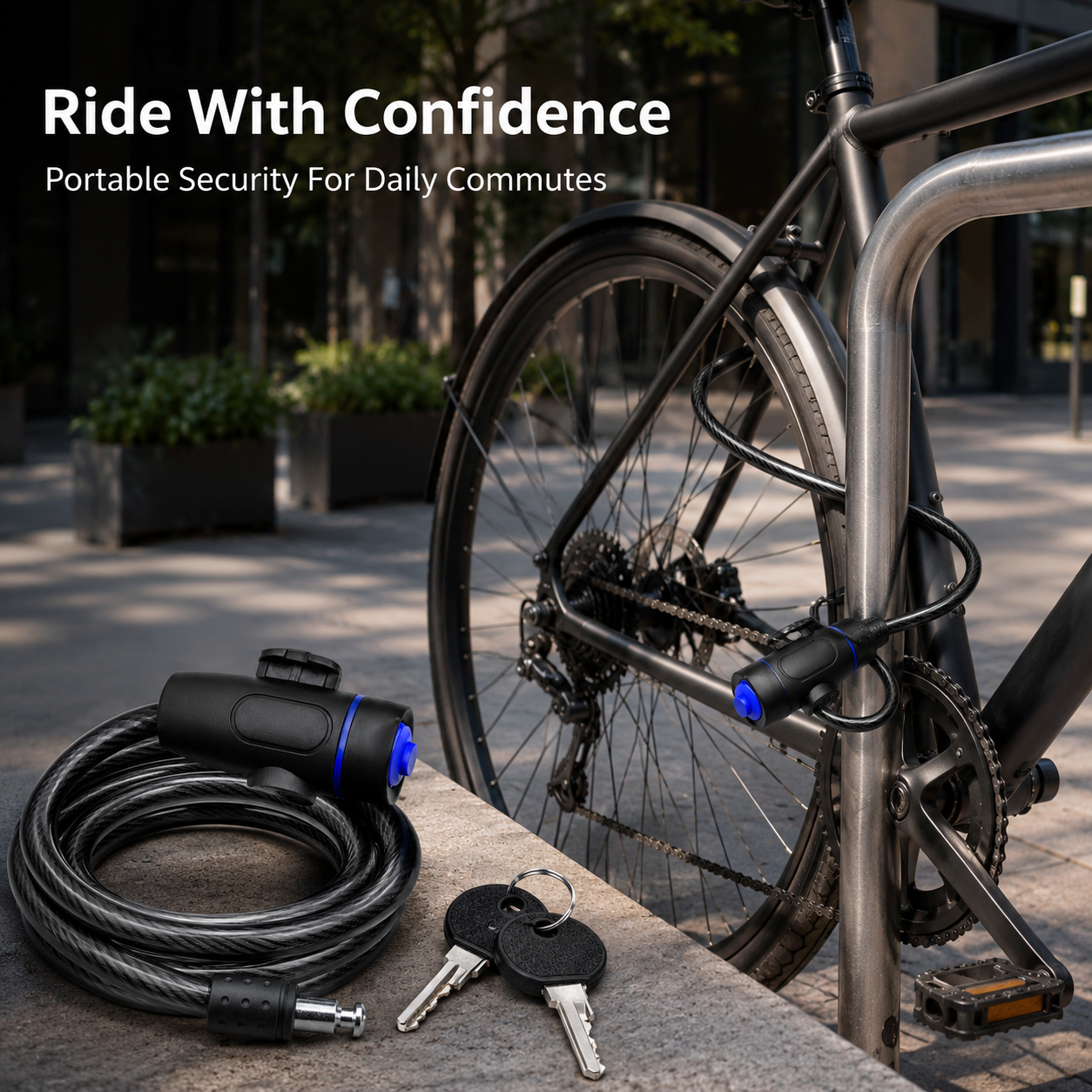 PINMOAP 1PC Universal Bike Loc - مراجعة Commuter Bike Lock وسعره