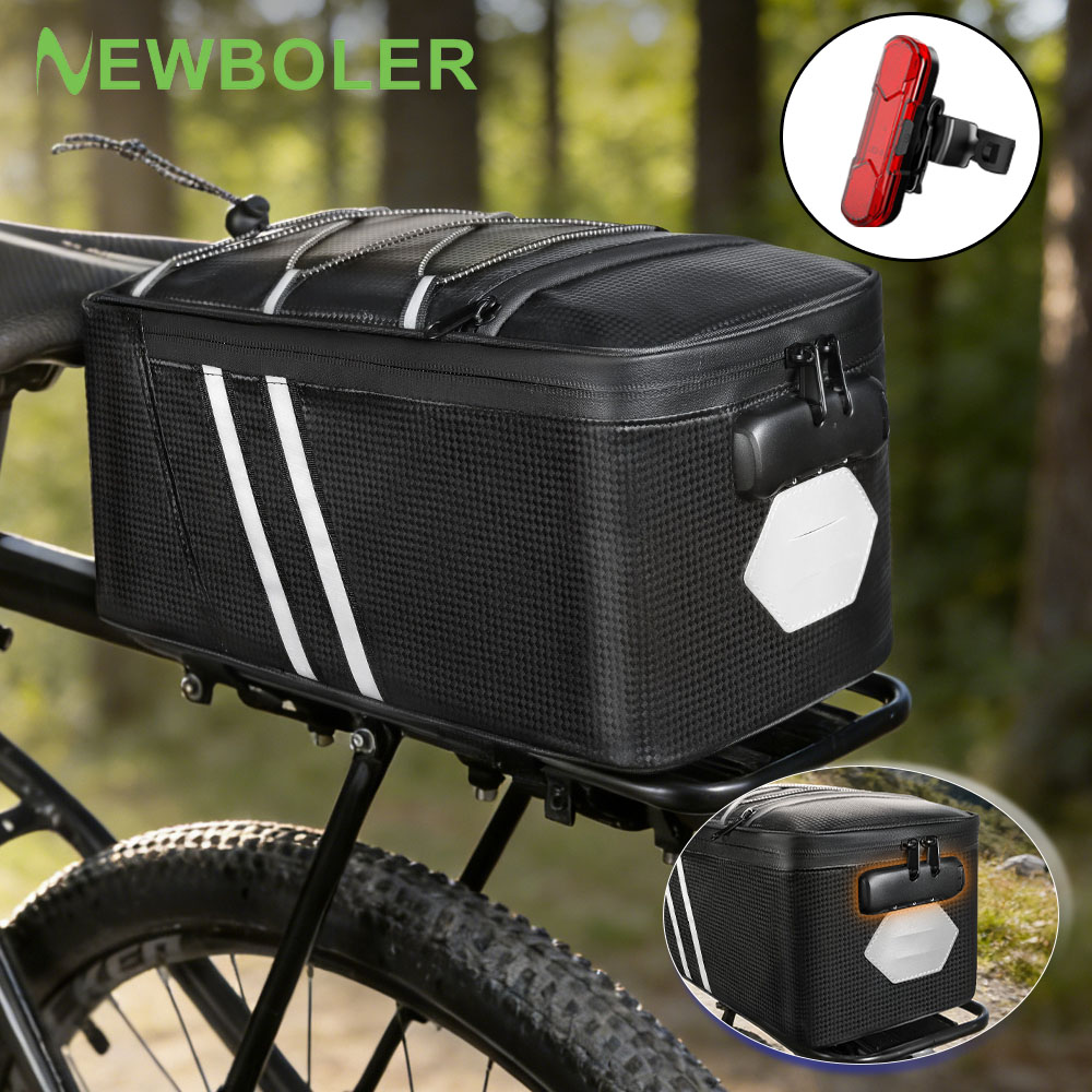 Password Lock Bicycle Rear Sea - مراجعة Panniers Waterproof Rear وسعره