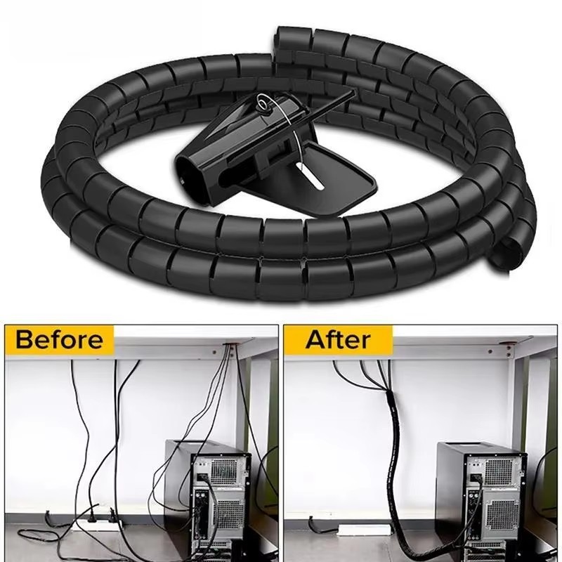 2M/1M Black Cable Wire Protect - مراجعة Cable Lock Flexible وسعره