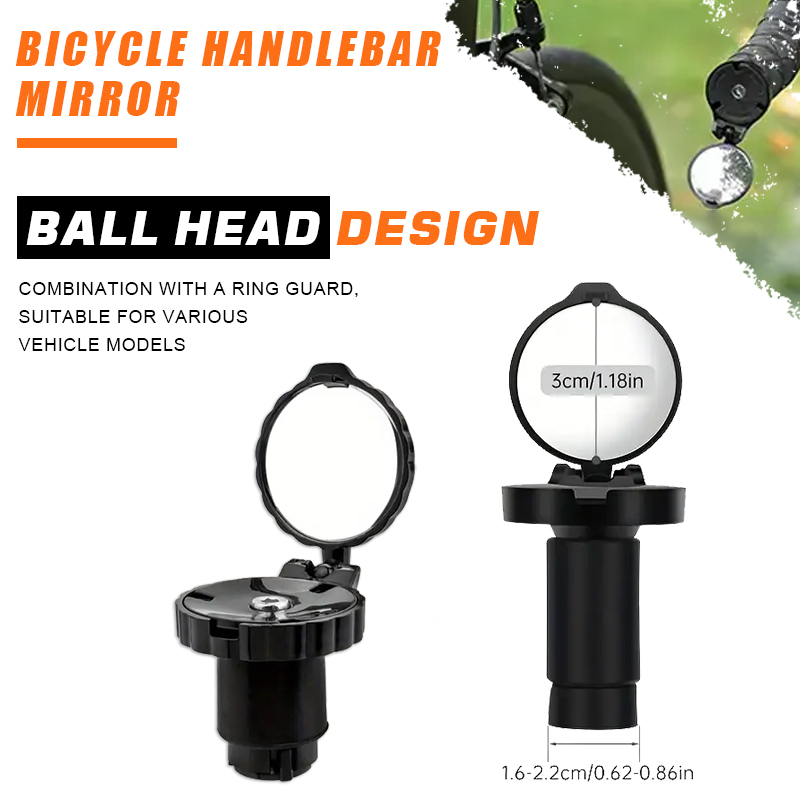 NPY 2026Bicycle Mini Handlebar - مراجعة Mirror Handlebar Convex وسعره