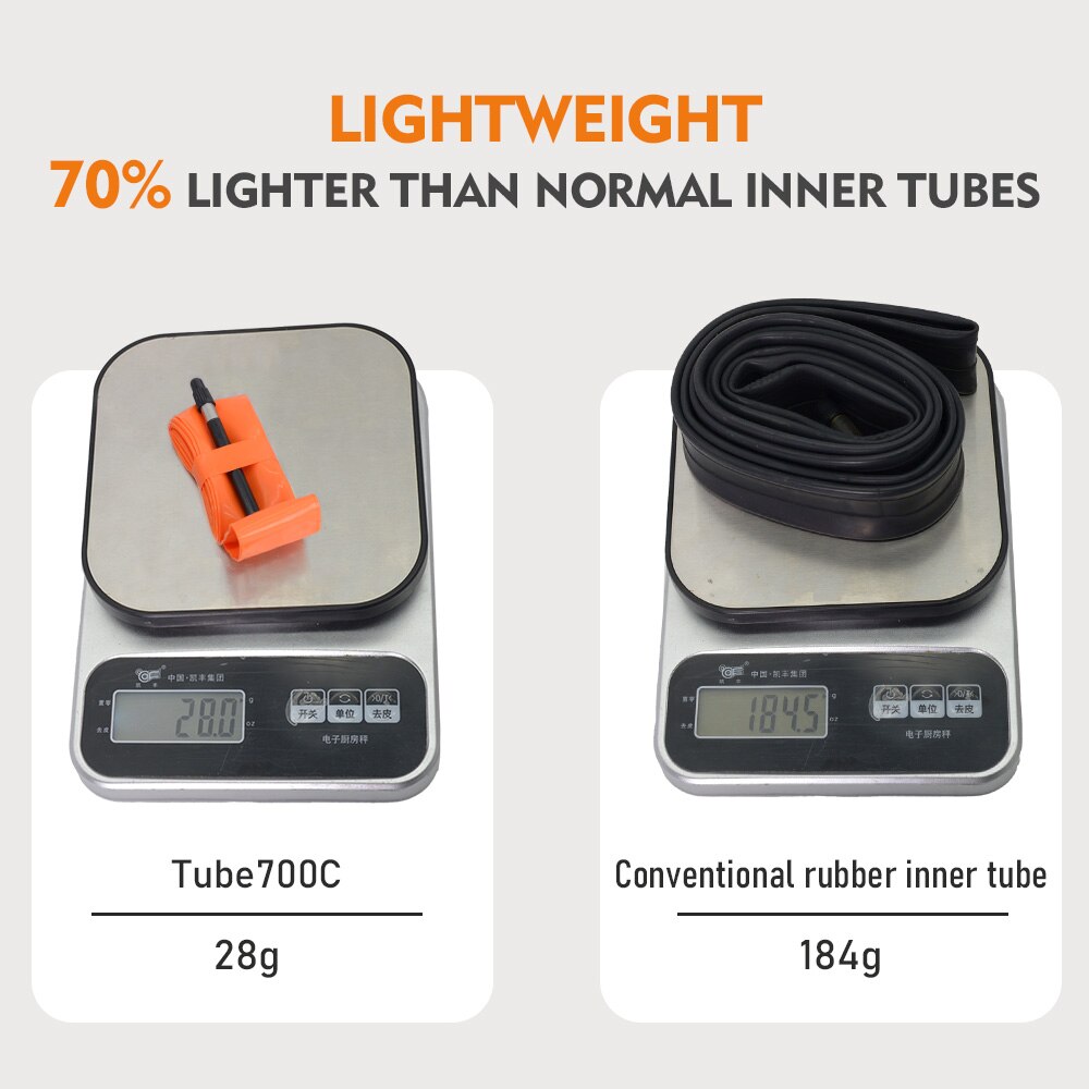 ThinkRider 1Pcs Ultralight 28g - مراجعة Inner Tube 700C وسعره