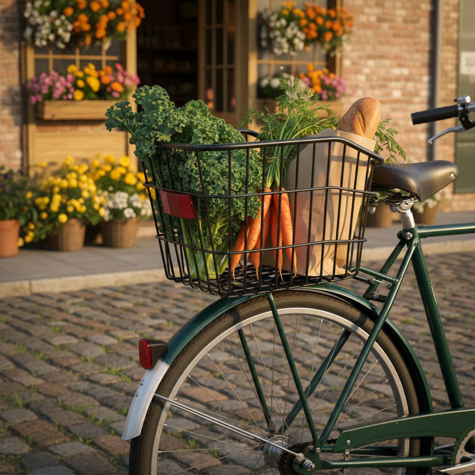 Cycle Rear Rack Basket Sturdy- - مراجعة Cycling Commuting وسعره