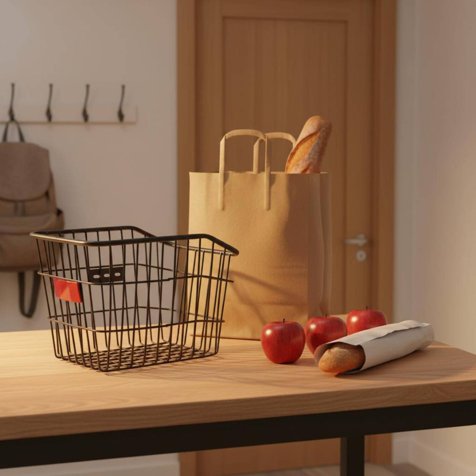 Cycle Rear Rack Basket Sturdy- - مراجعة Cycling Commuting وسعره