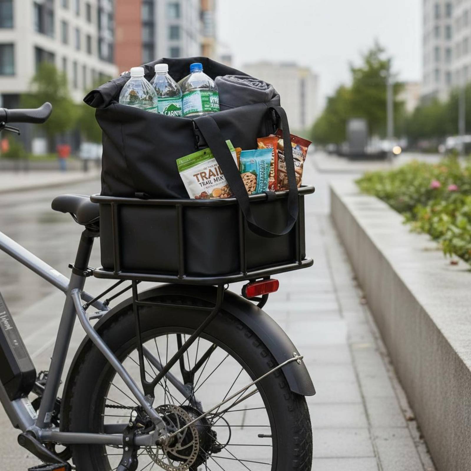 Electric Bike Basket Bag Dustp - مراجعة Cycling Commute Gear وسعره