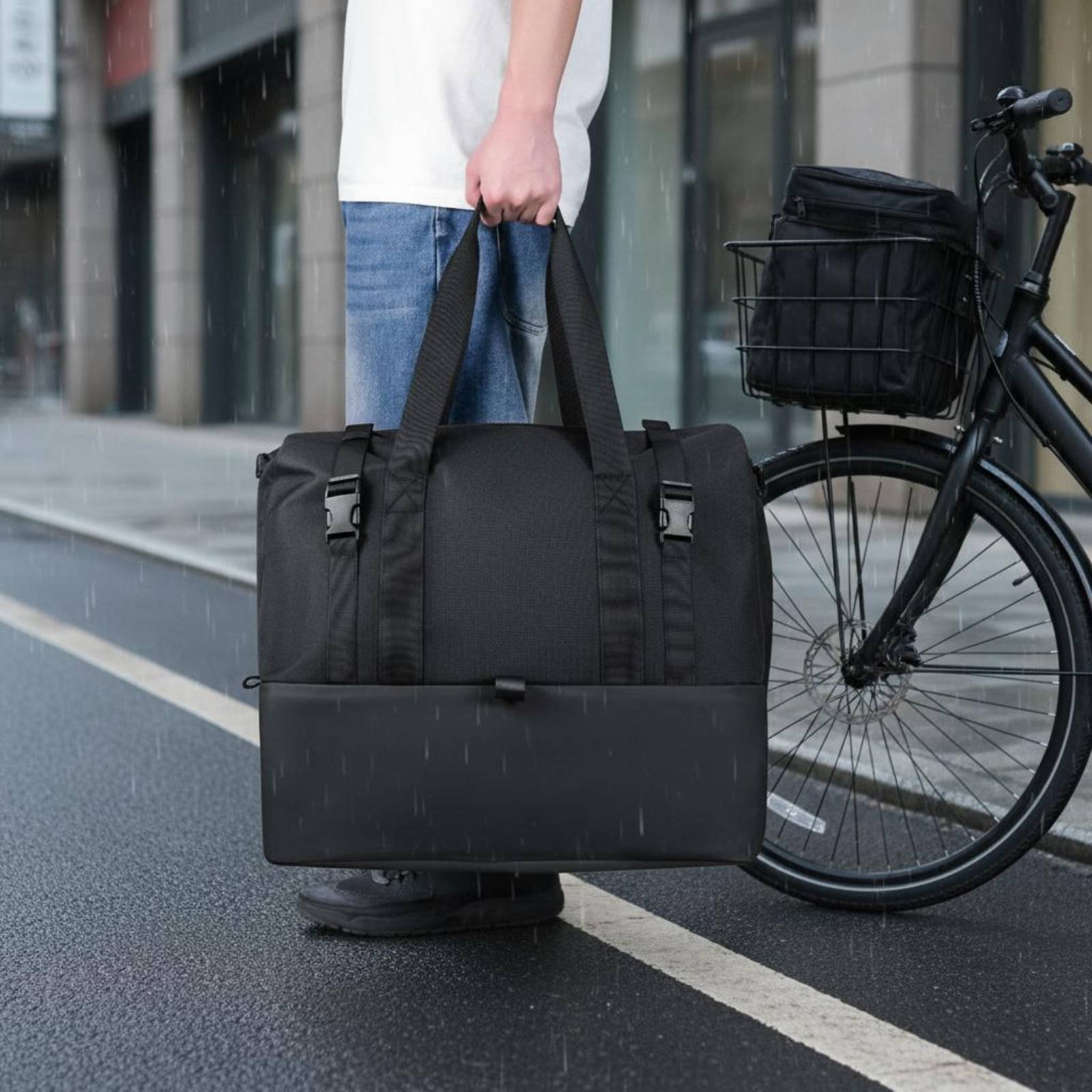 Electric Bike Basket Bag Dustp - مراجعة Cycling Commute Gear وسعره