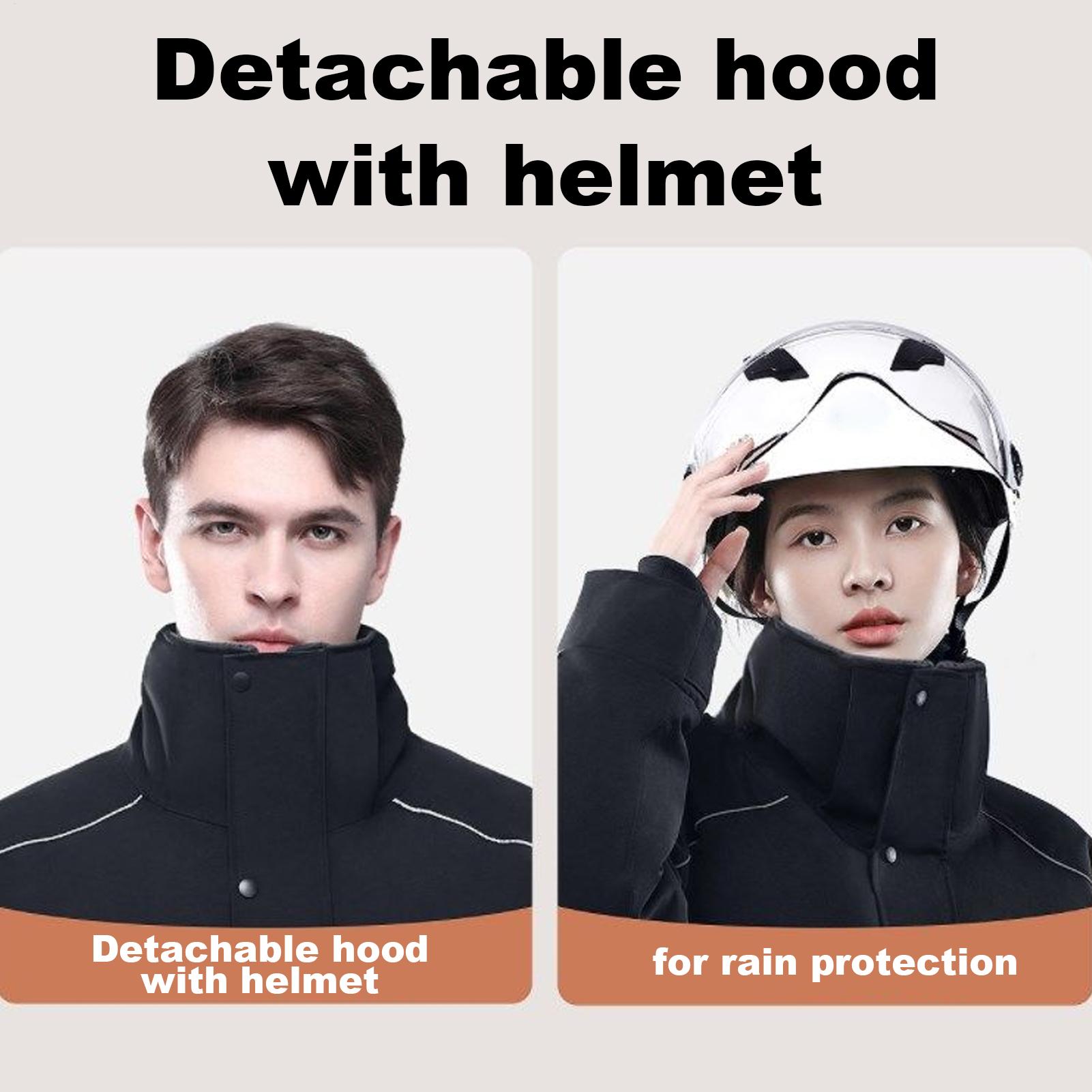 Motorcycle Winter Jacket 4-Poc - مراجعة Cycling Commute Jacket وسعره