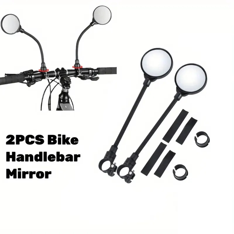 1PCS Bike Handlebar Rearview M - مراجعة Mirror Handlebar Convex وسعره
