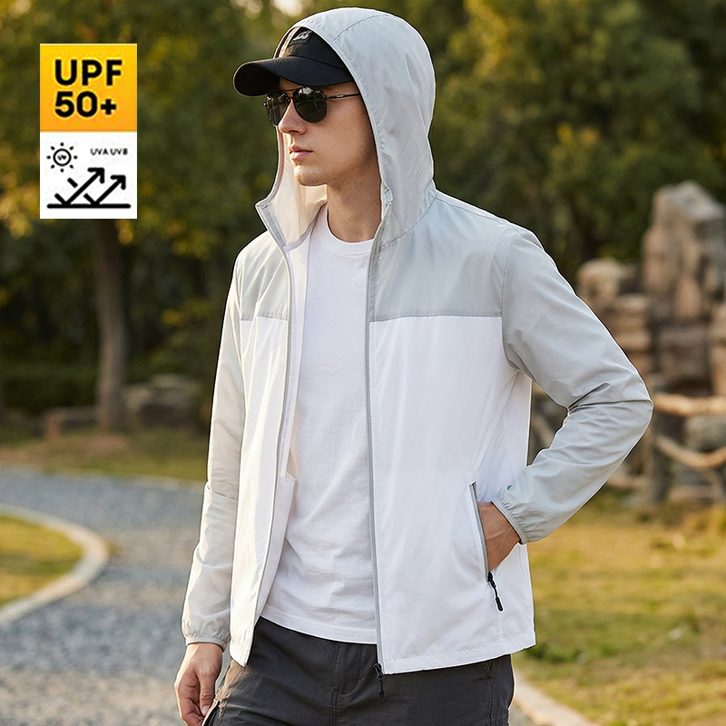 New Summer Men's Sunscreen Jac - مراجعة Cycling Commute Jacket وسعره