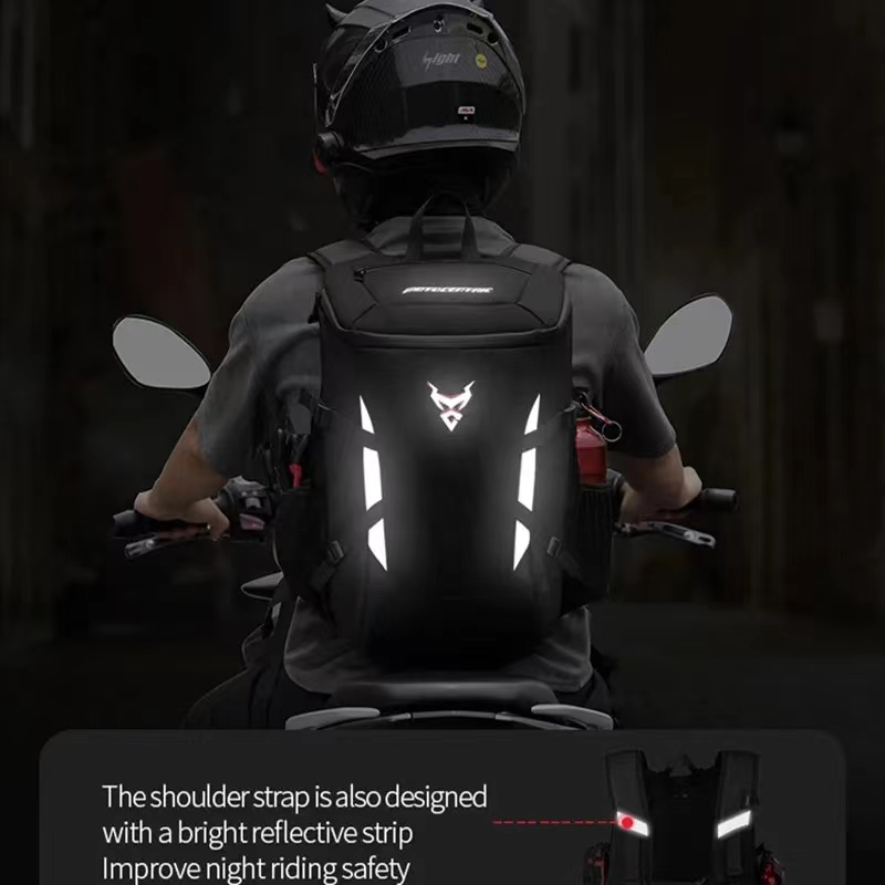 Riding Backpack Motorcycle Hel - مراجعة Cycling Commuter Backpack Waterproof وسعره