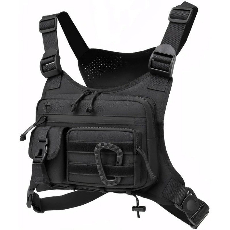 Tactical Chest Bag Men's Vest  - مراجعة Cycling Commuter Backpack Waterproof وسعره