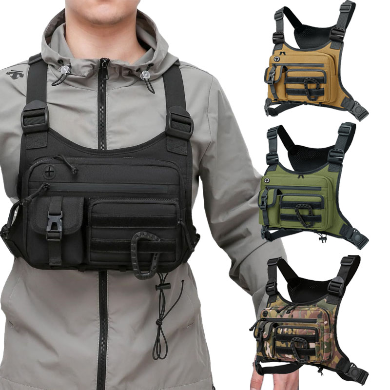 Tactical Chest Bag Men's Vest  - مراجعة Cycling Commuter Backpack Waterproof وسعره