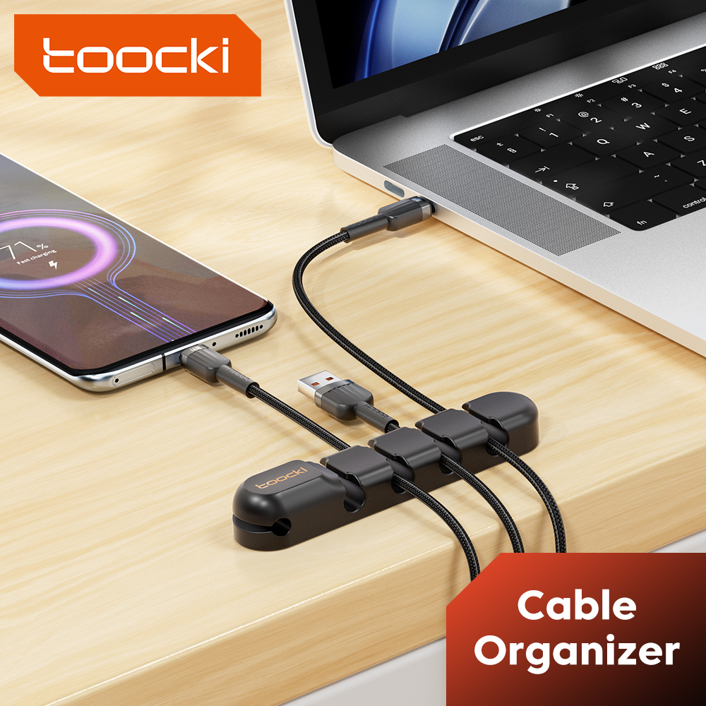 Toocki Cable Organizer 3 5 7 H - مراجعة Cable Lock Flexible وسعره