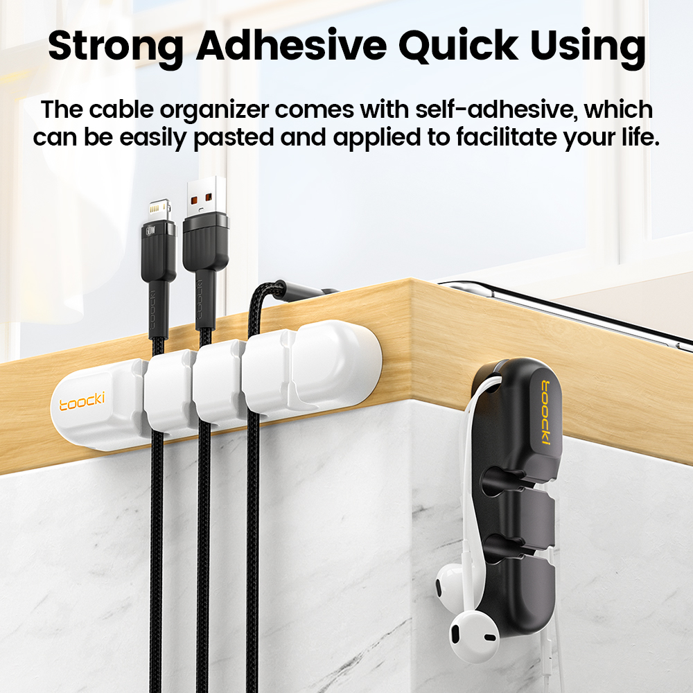 Toocki Cable Organizer 3 5 7 H - مراجعة Cable Lock Flexible وسعره