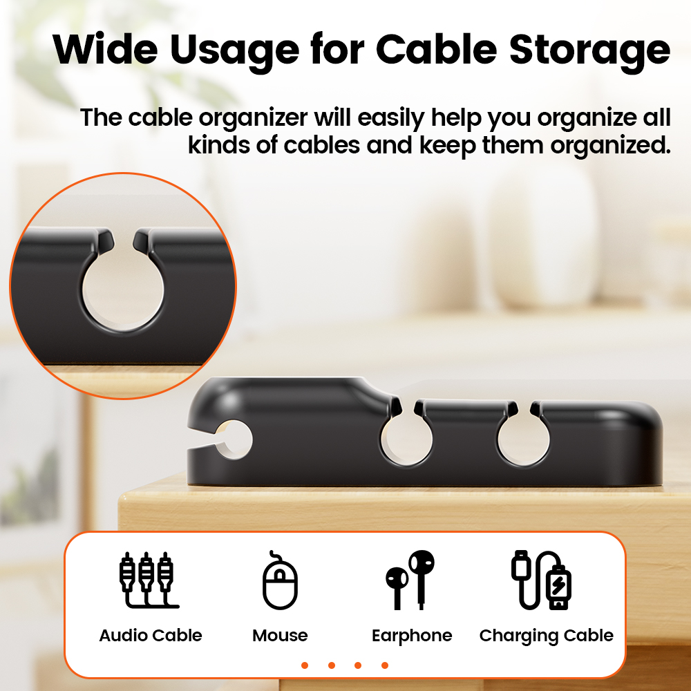 Toocki Cable Organizer 3 5 7 H - مراجعة Cable Lock Flexible وسعره