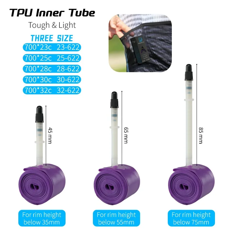 NPY Road Bicycle TPU Inner Tub - مراجعة Inner Tube 700C وسعره
