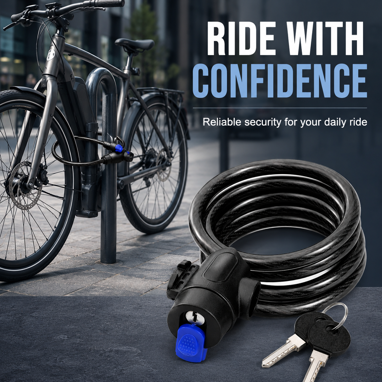 PINMOAP 1PC Bicycle Bike Lock  - مراجعة Commuter Bike Lock وسعره