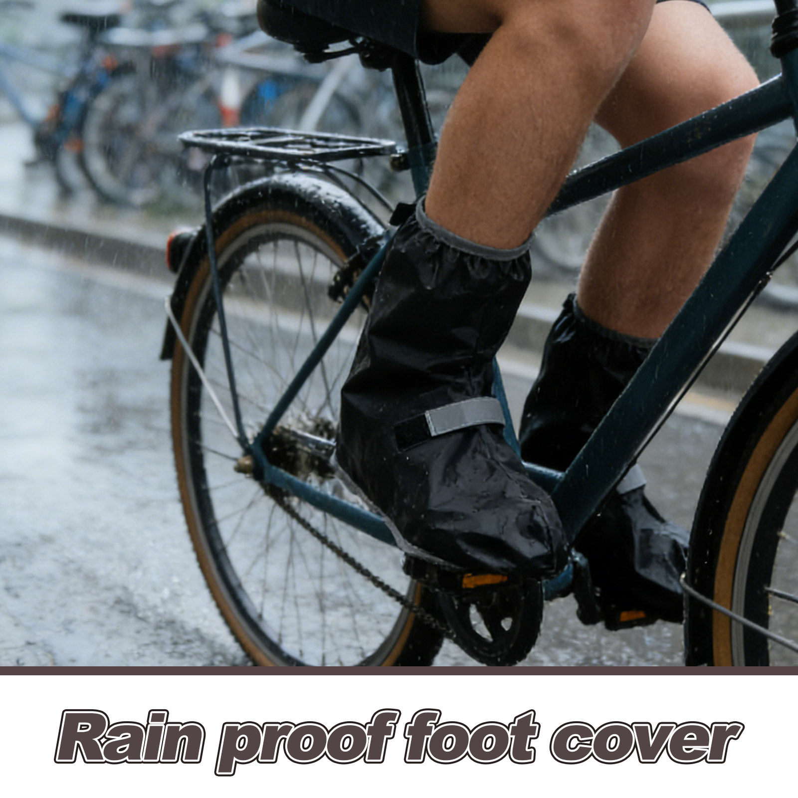 1Pair Waterproof Rain Shoe Cov - مراجعة Cycling Commute Shoes وسعره